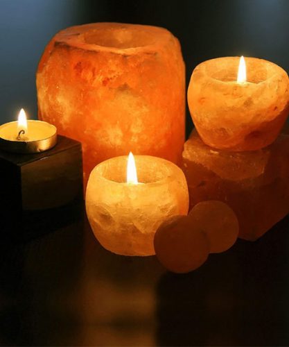 Himalayan Candle Holders