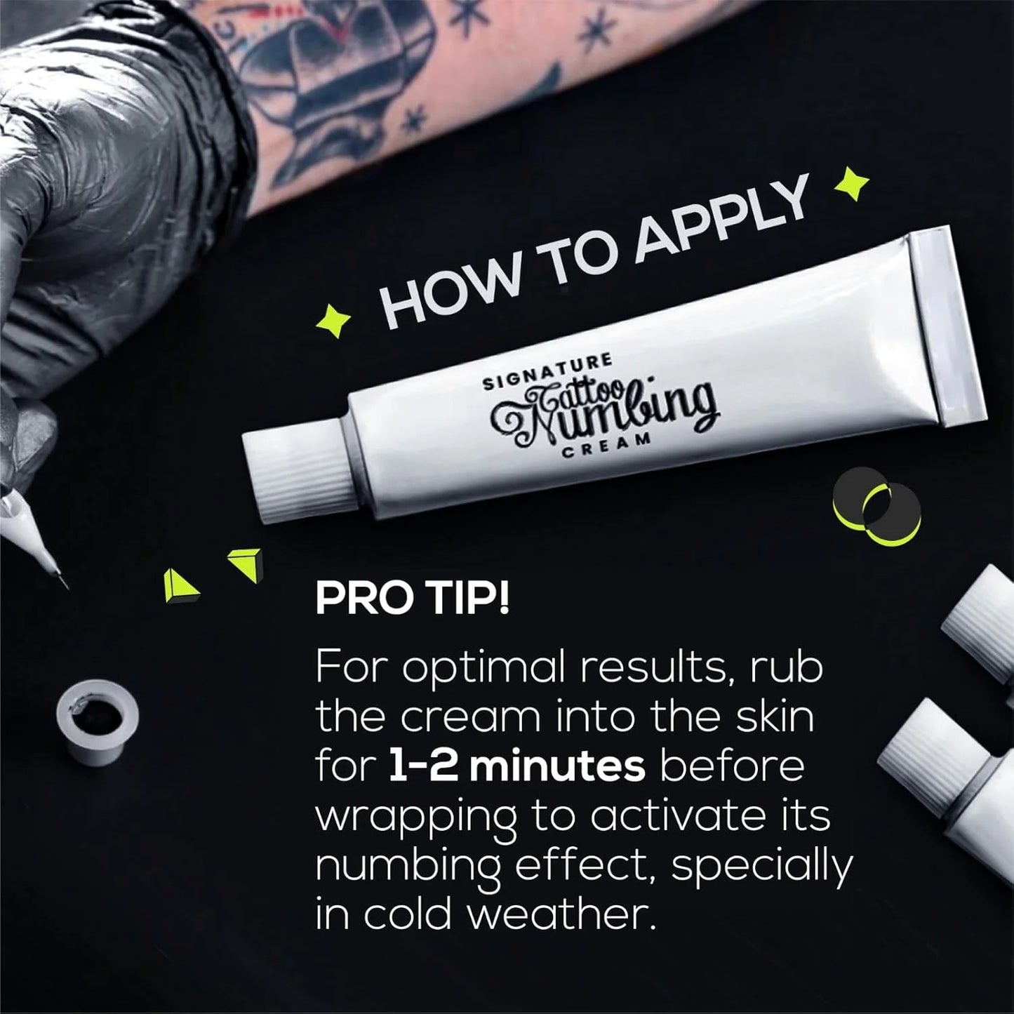 Signature + Tattoo Numbing Cream - (Pack Of 100Pcs)