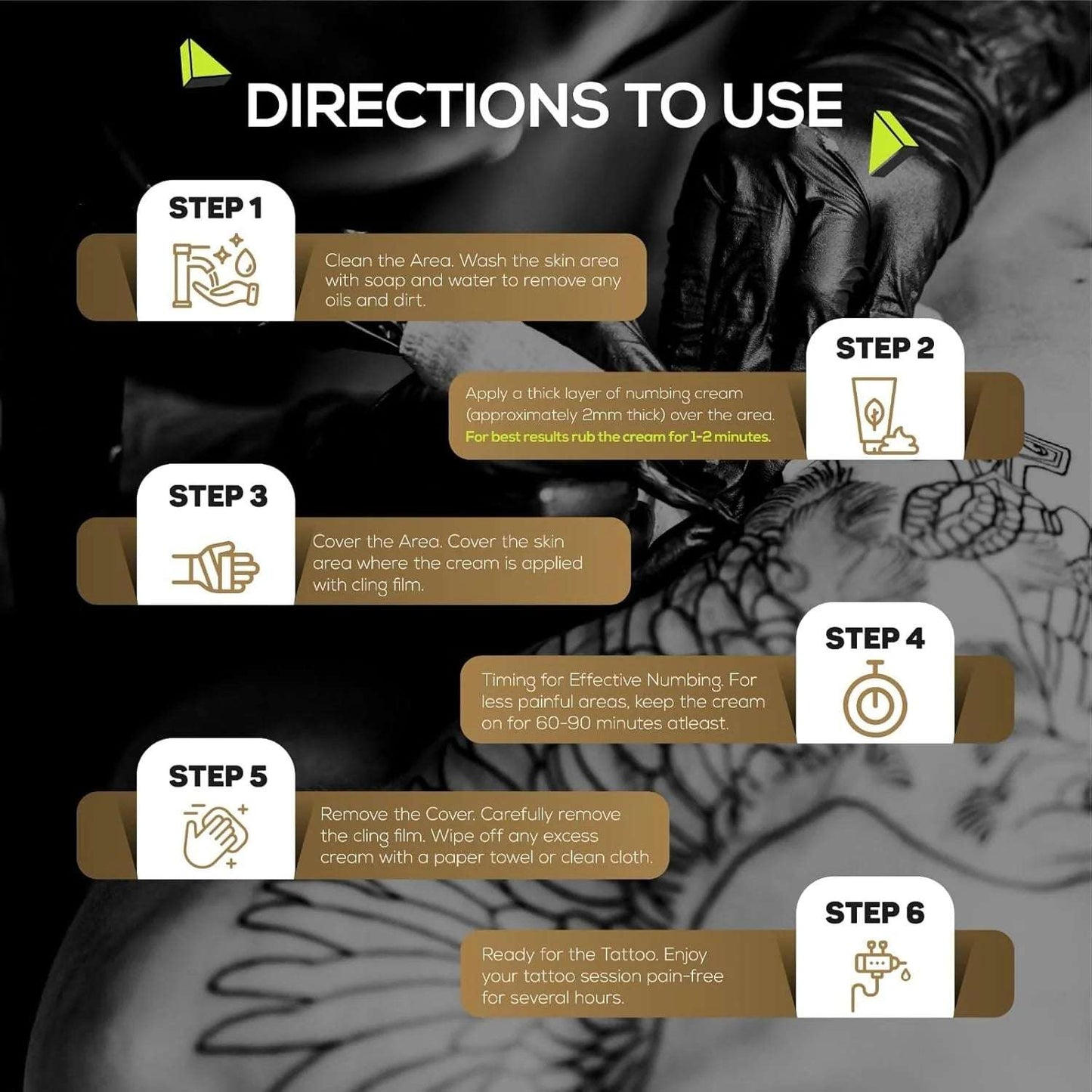 Signature + Tattoo Numbing Cream - (Pack Of 100Pcs)