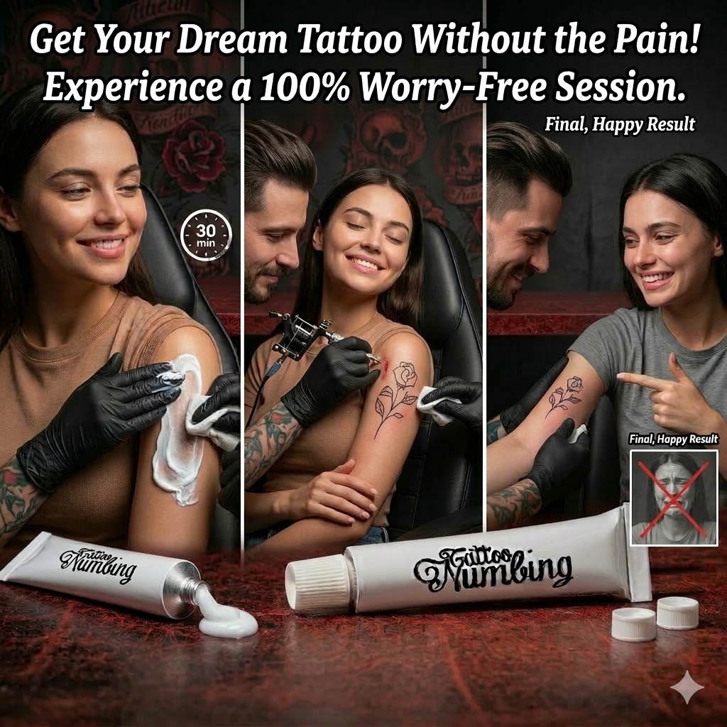 Signature + Tattoo Numbing Cream - (Pack Of 5Pcs)